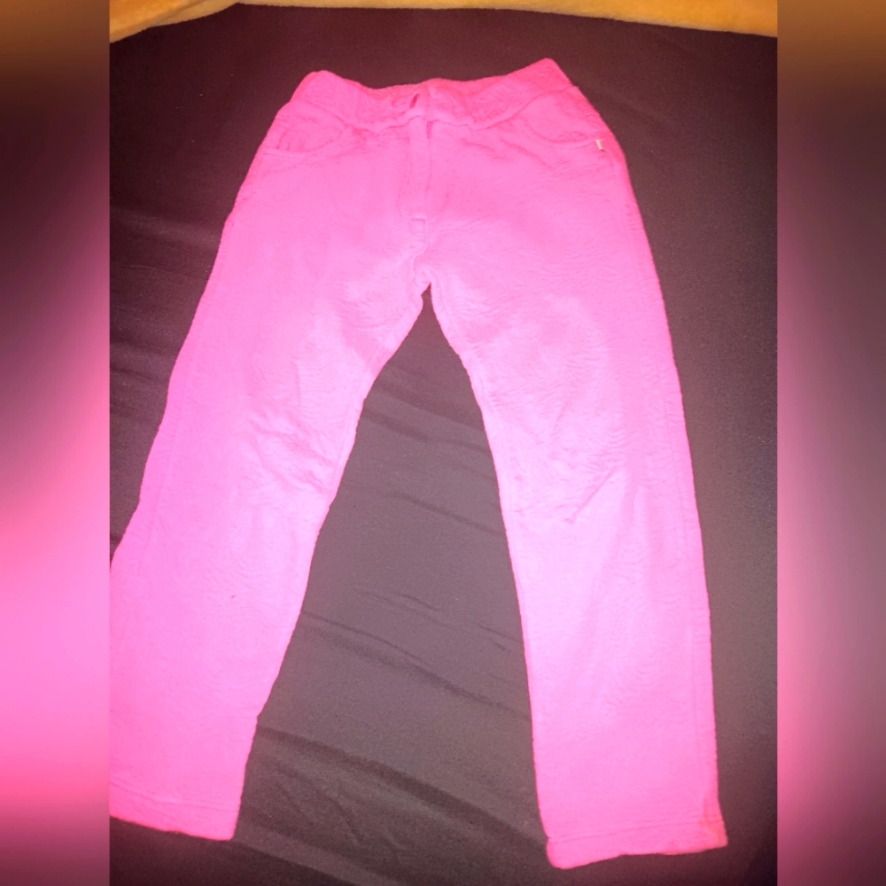 Girls size 4, Aziz pink jean oants